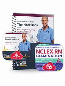 SAUNDERS COMPREHENSIVE REVIEW FOR THE NCLEX-RN® EXAMINATION WITH NurseThink® for Students: The NoteBook APP + PRINT