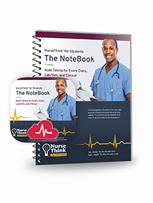 NurseThink® for Students:  The NoteBook App | Plus Print Copy
