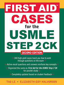 First Aid Cases For The USMLE Step 2 CK